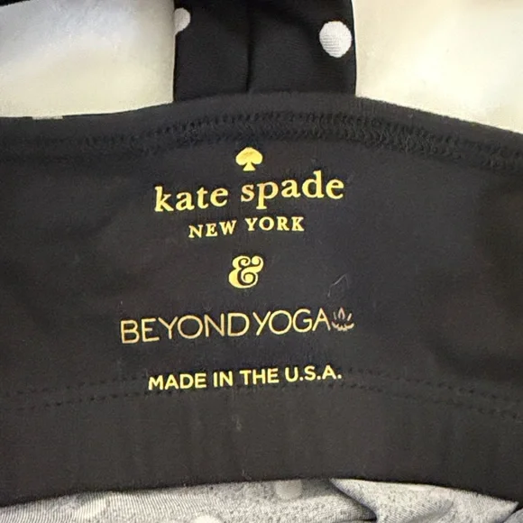 Kate Spade x Beyond Yoga Polka Dot Athletic Tank Top with Bow Accent - Picture 8 of 8